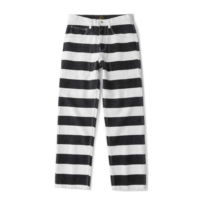 Men'S Accessories For Jeans - 16온스 100% 면 헤비웨이트 스트라이프 워크