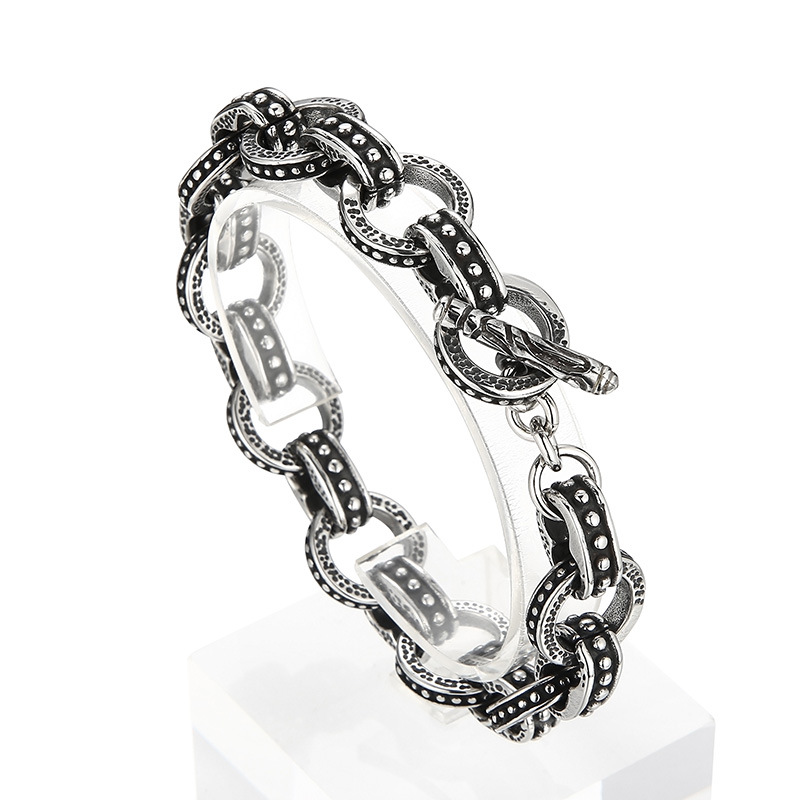 Men'S Accessories Hand Bands - 남성용 펑크 레트로 자전거 바이커 체인