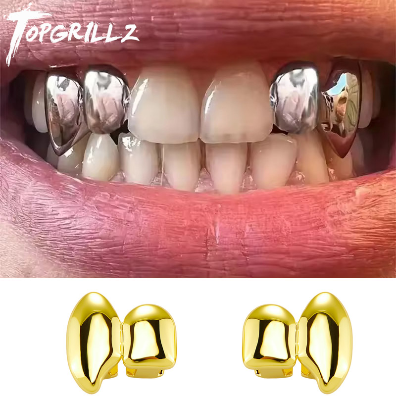Men'S Vampire Accessories - 탑그릴즈 뱀파이어 DIY 더블 팡스 그릴즈