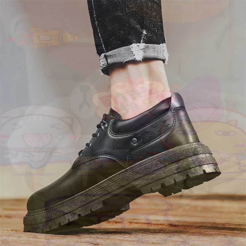Men'S Accessories Cheap - 어두운 천연 가죽 패션 트레이너 테니스
