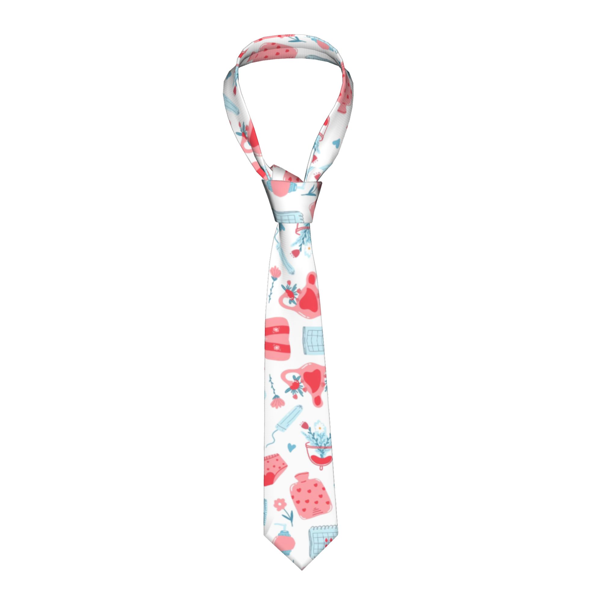 Men Accessories Ideas - 산부인과 건강 만화 넥타이 데일리 웨어
