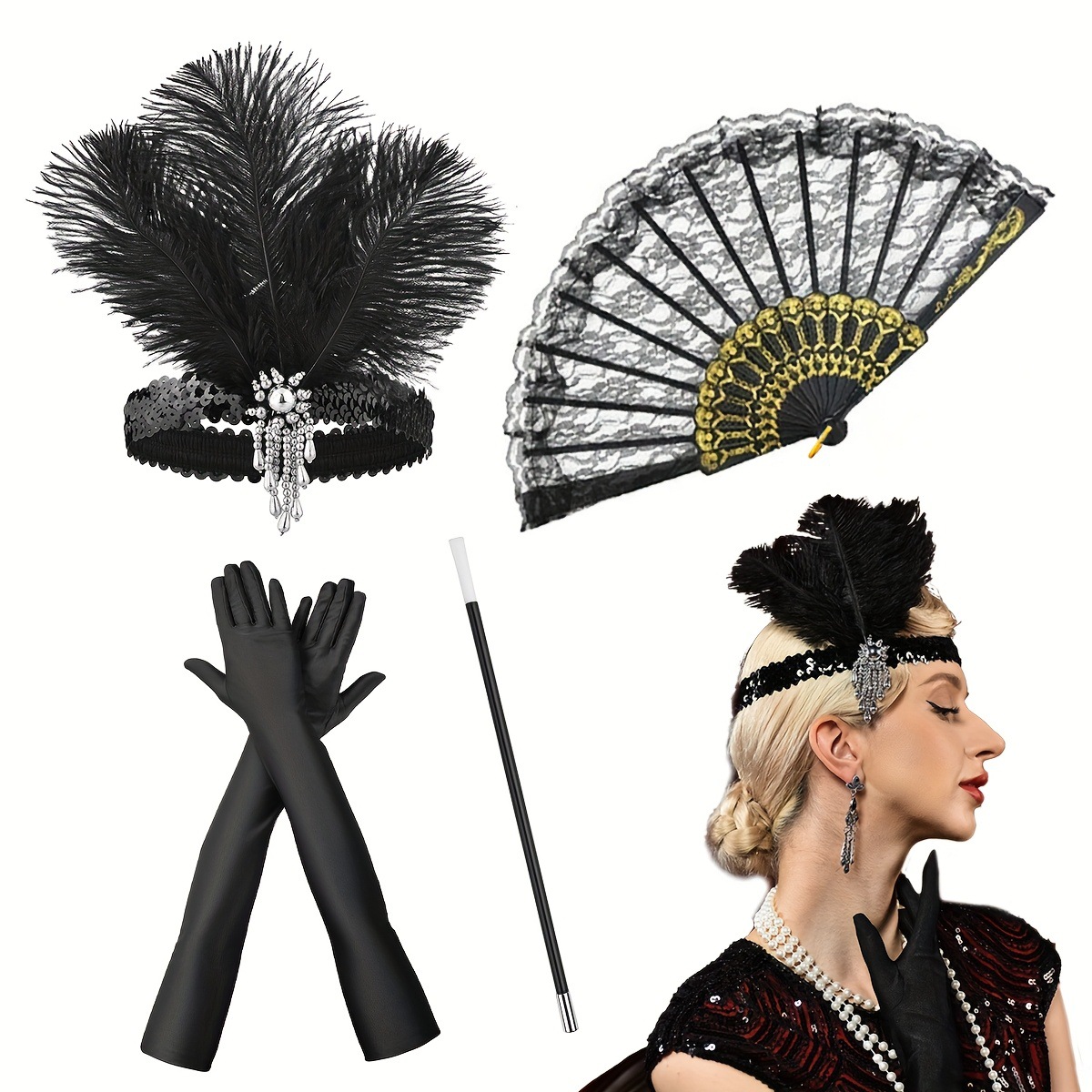 Men'S Accessories In The 1920S - 어린이 남성용 1920년대 복고풍 의상 세트