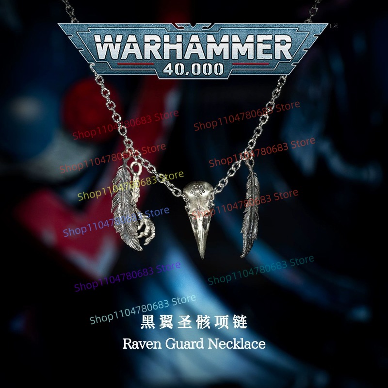 Men Accessories Gift Set - 40K 레이븐 가드 목걸이, 레트로 의류