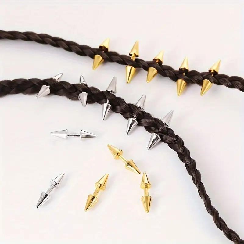 Tie Clip Set - 5pcs 세트 스파이크된 머리 클립 55555pcs