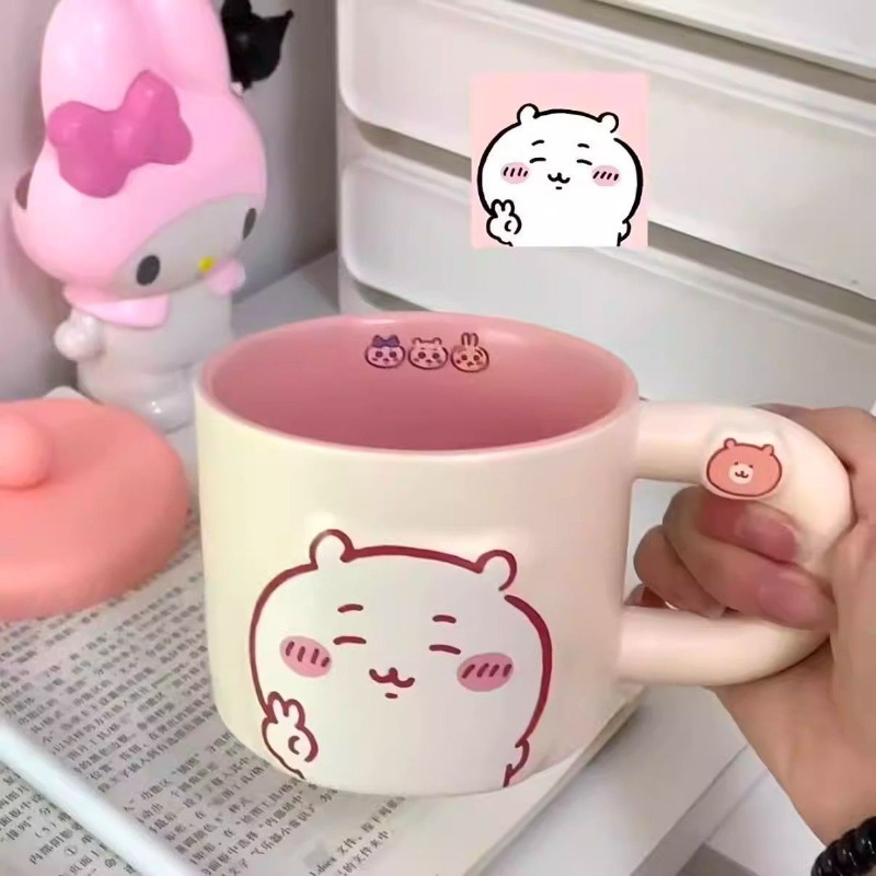 Men Accessories To Look Good - 치이카와 하치와레 우사기 큰귀 세라믹 컵