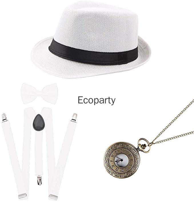 Men'S Accessories In The 1920S - 카니발 파티 로어링 남성용 1920년대 파나마