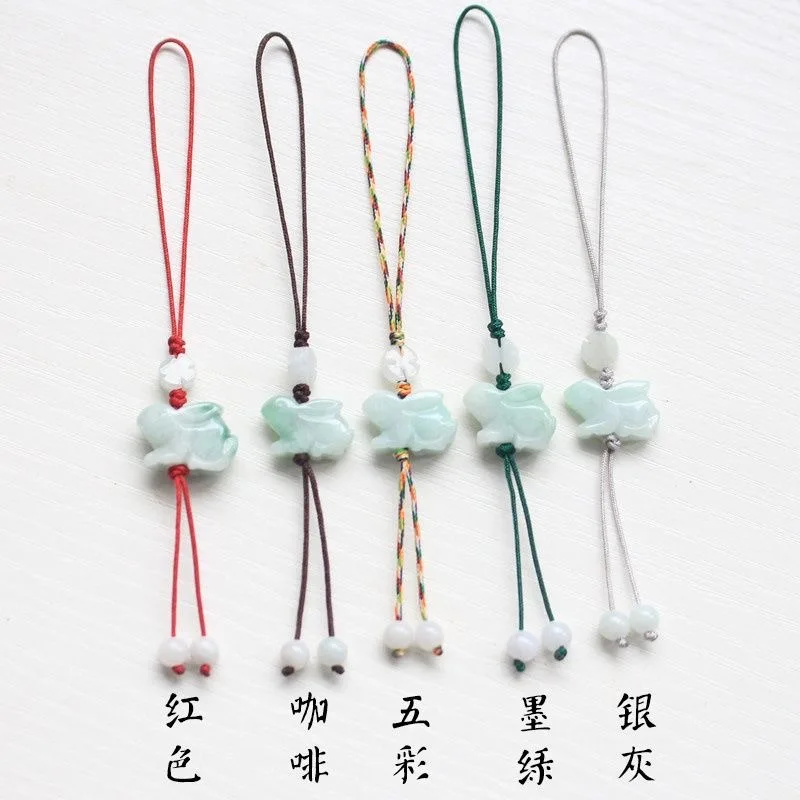 Men Accessories Chain - 사용자 정의 천연 에메랄드 중국어 토끼