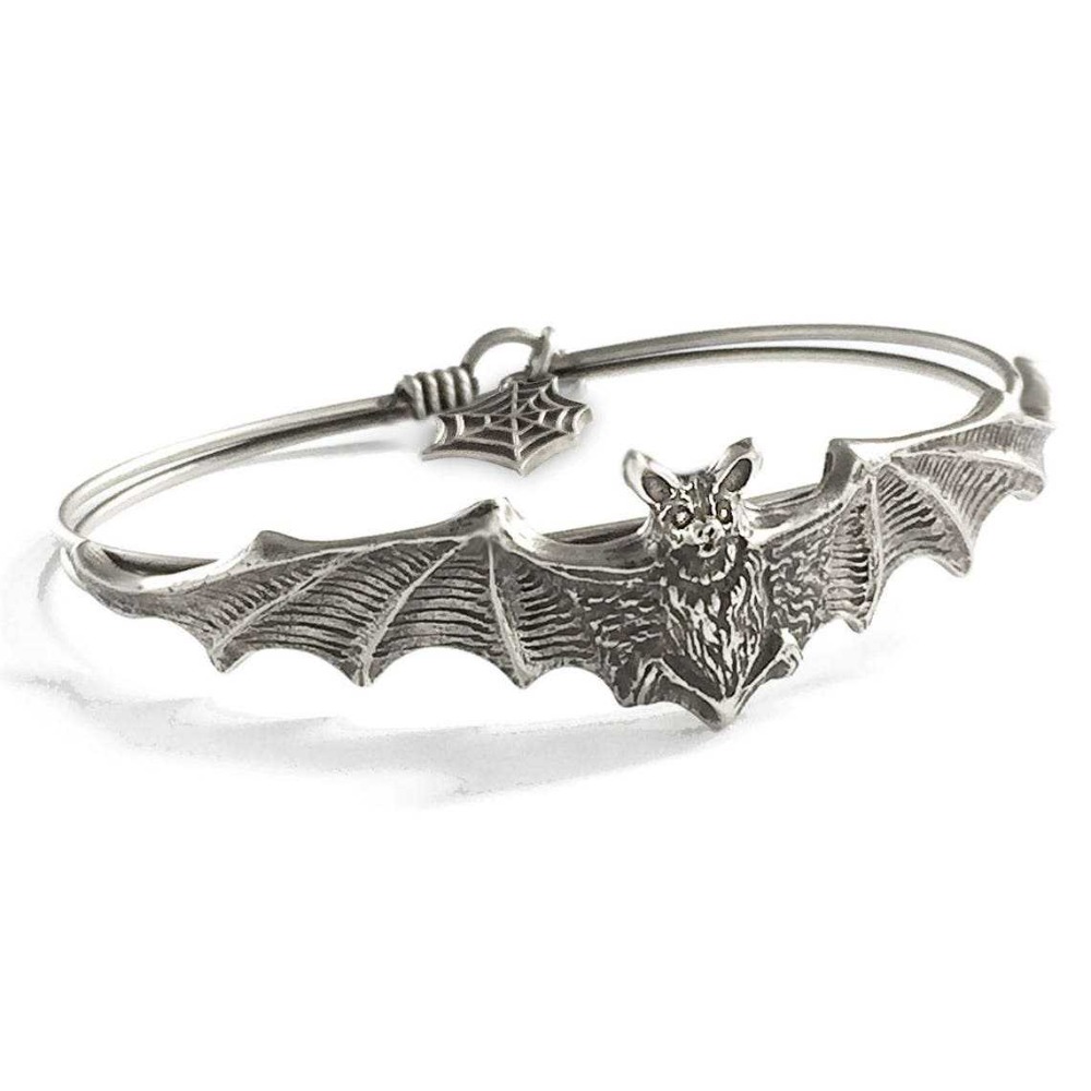 Men'S Vampire Accessories - 고딕 펑크 슬리버 컬러 뱀파이어 박쥐