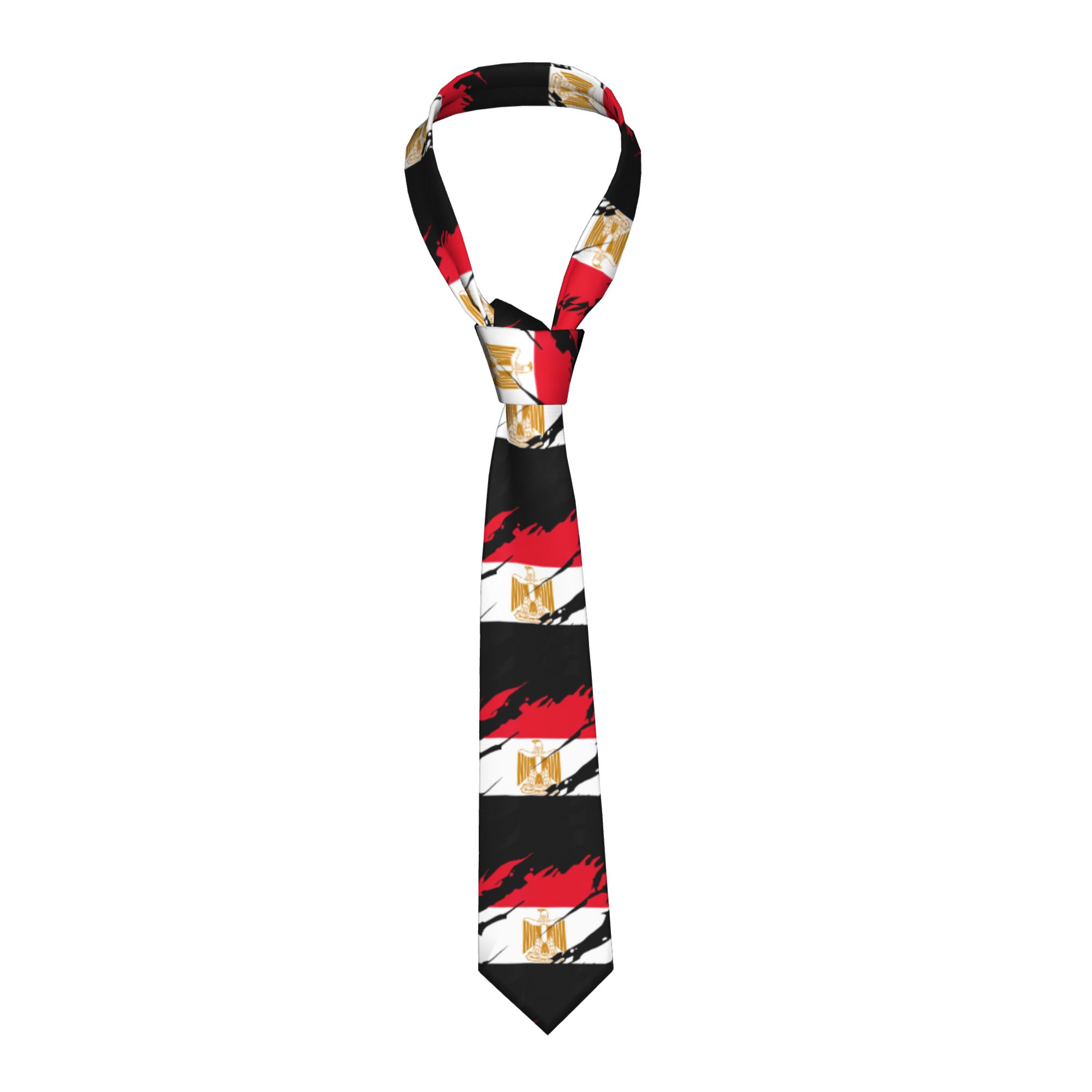 Men Accessories Egypt - 이집트 이집트 국기 넥타이 남녀공용 실크
