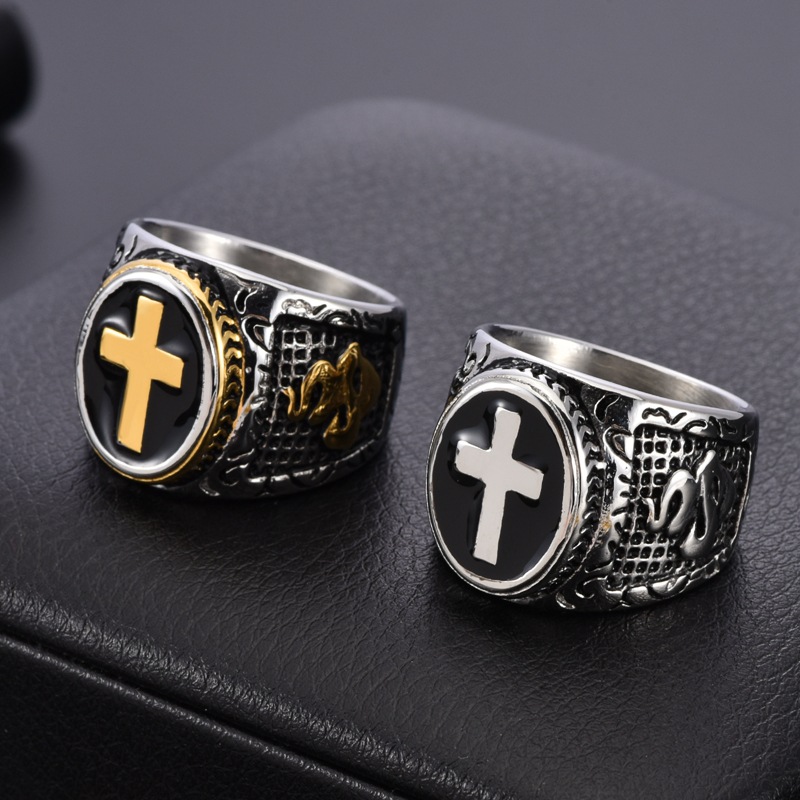 기도하는 손 십자가 예수 부적 남성 반지 스테인리스 스 - Men'S Accessories Hand Bands 리뷰 및 가격