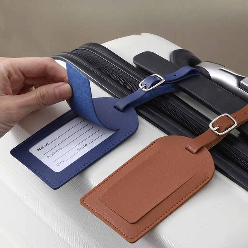 여성 남성 수하물 태그 PU 가죽 여행용품 여행 가방  - Men'S Accessories Holder 리뷰 및 가격