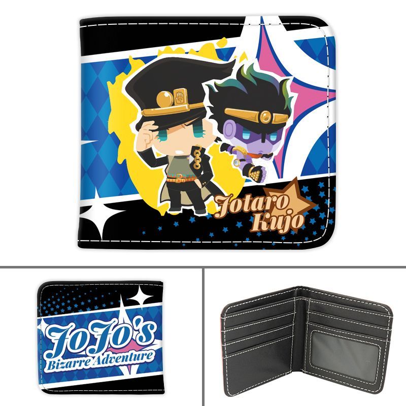 조조의 기묘한 모험 쿠조 죠타로 남성 지갑 소형 이중  - Men'S Accessories Holder 리뷰 및 가격