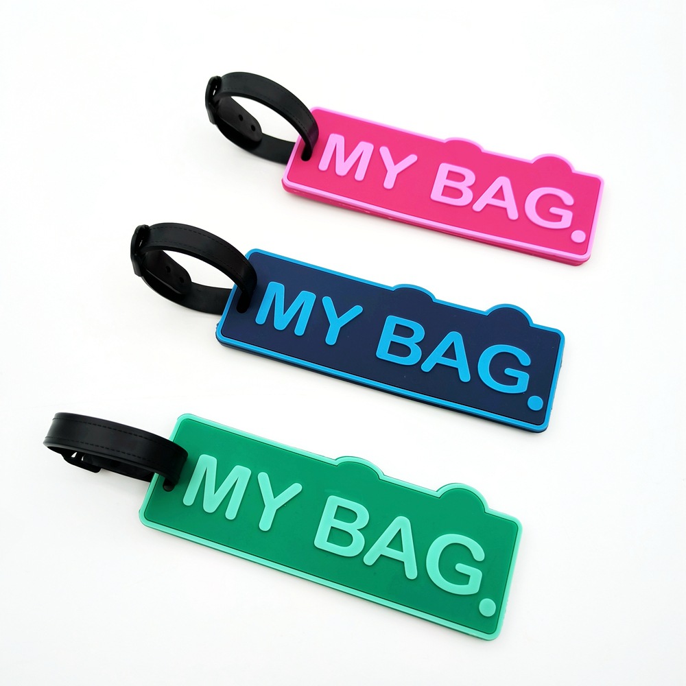 1PC 여성 남성 귀여운 수하물 태그 수하물 ID 홀더 - Men'S Accessories Holder 리뷰 및 가격