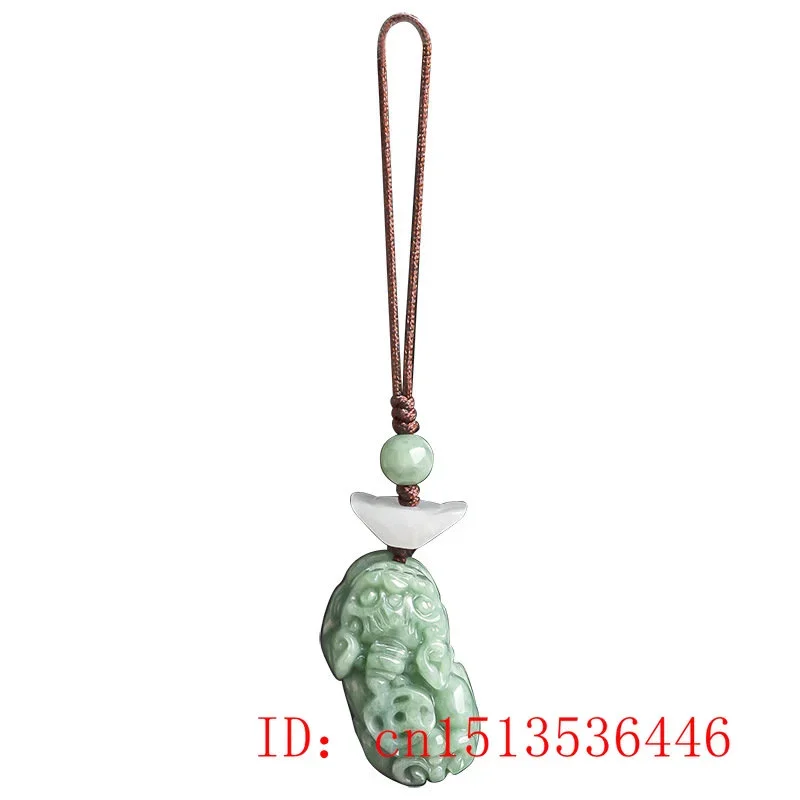 버마 에메랄드 Pixiu Yuanbao 전화 체인 키  - Men Accessories Chain 리뷰 및 가격