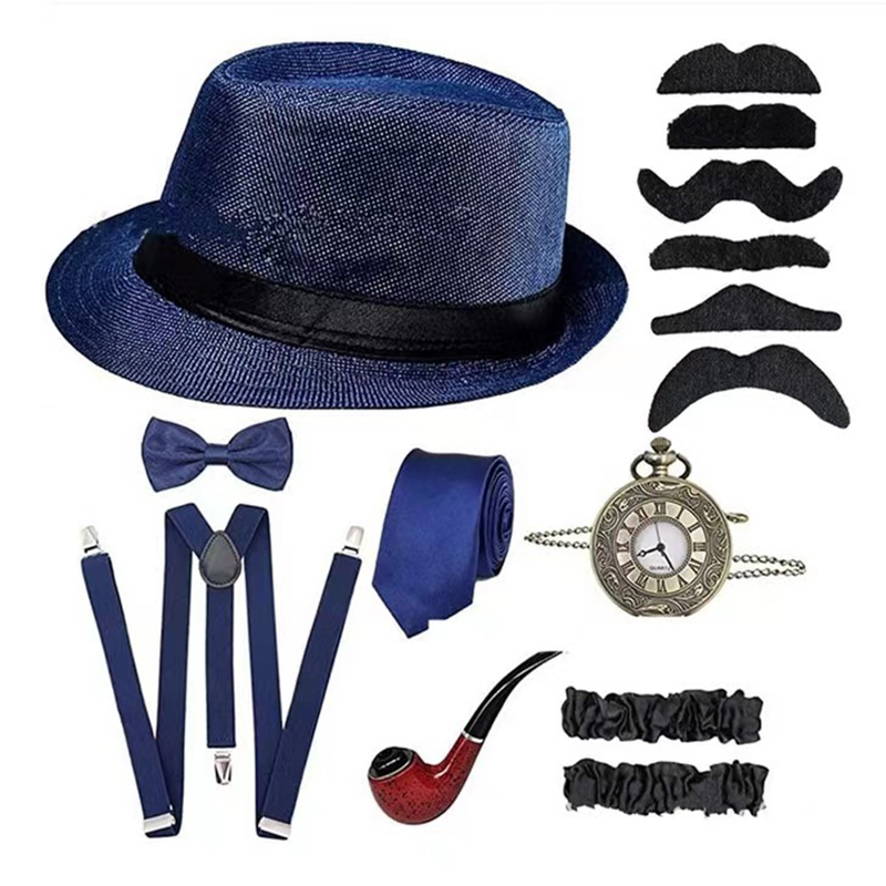 할로윈 코스프레 1920년대 남성 액세서리 세트 활활  - Men'S Accessories In The 1920S 리뷰 및 가격