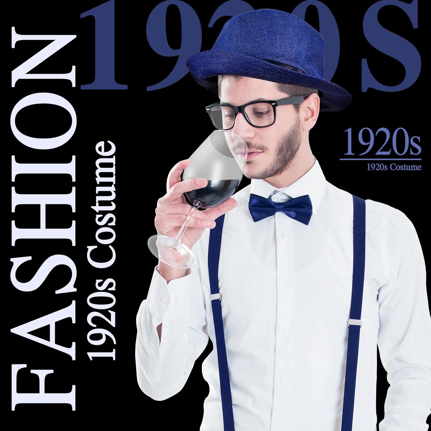 할로윈 코스프레 1920년대 남성 액세서리 세트 활활  - Men'S Accessories In The 1920S 리뷰 및 가격