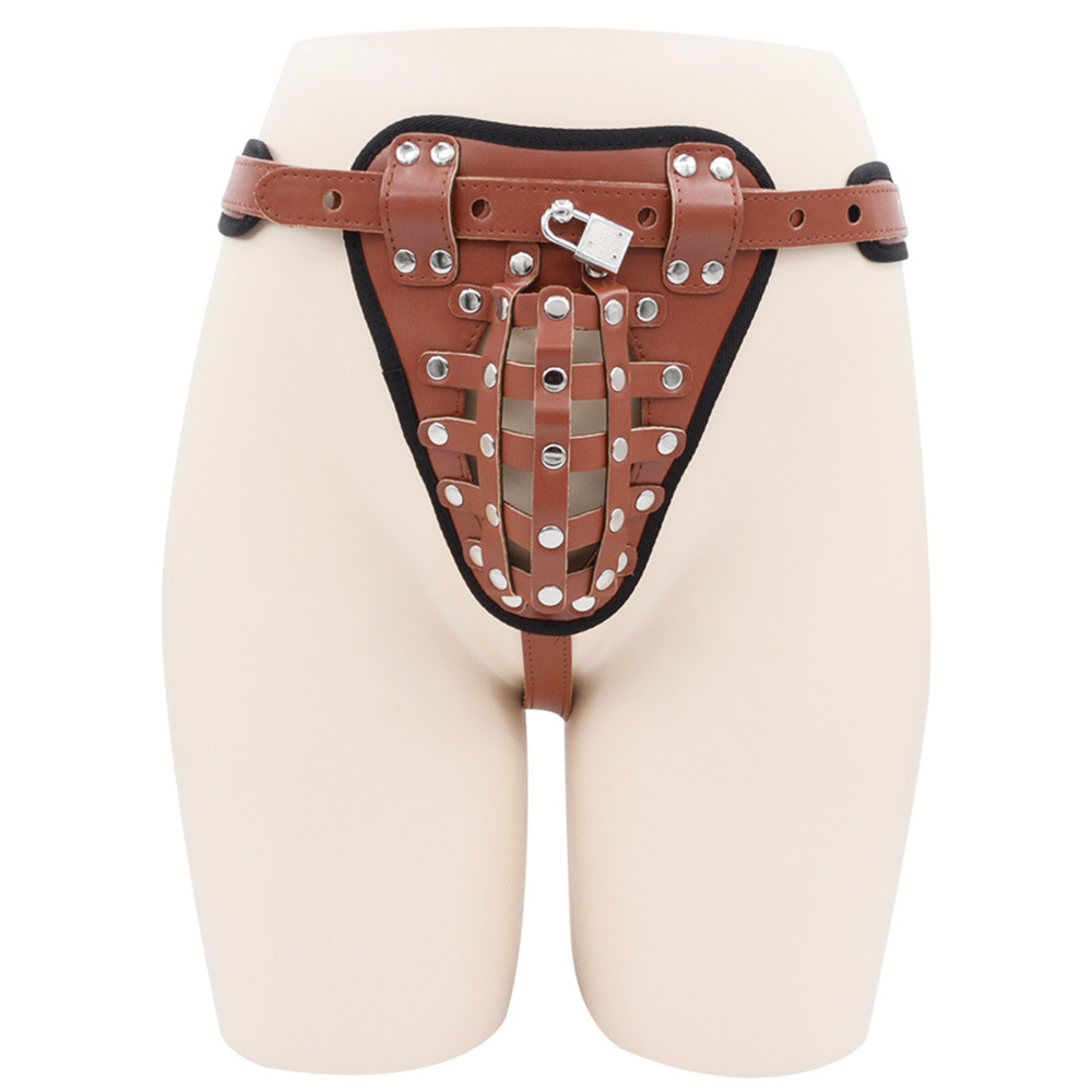 남성용 정조대, 잠금장치가 있는 가죽 정조 팬츠 속옷, - Men'S Accessories 리뷰 및 가격