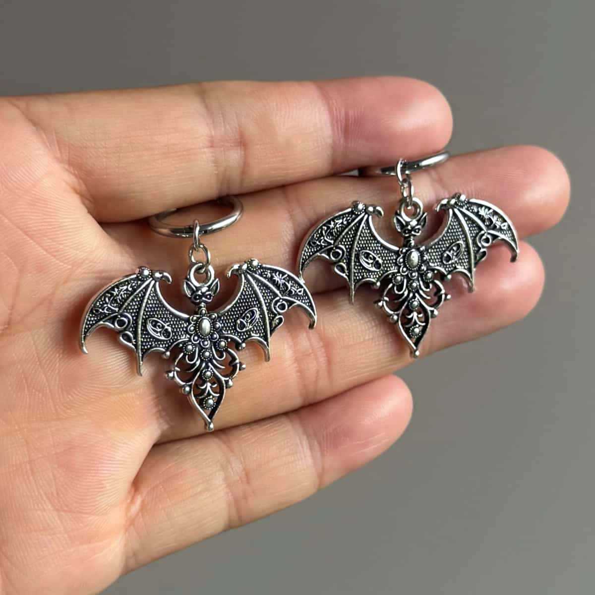 뱀파이어 박쥐 귀걸이, 고딕 주얼리, 마법 액세서리,  - Men'S Vampire Accessories 리뷰 및 가격