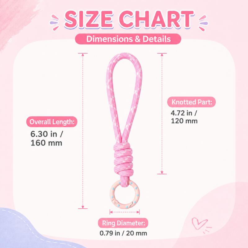 2~5pcs 다채로운 땋은 키체인 휴대폰 끈 분실 방지 - Men'S Accessories Holder 리뷰 및 가격