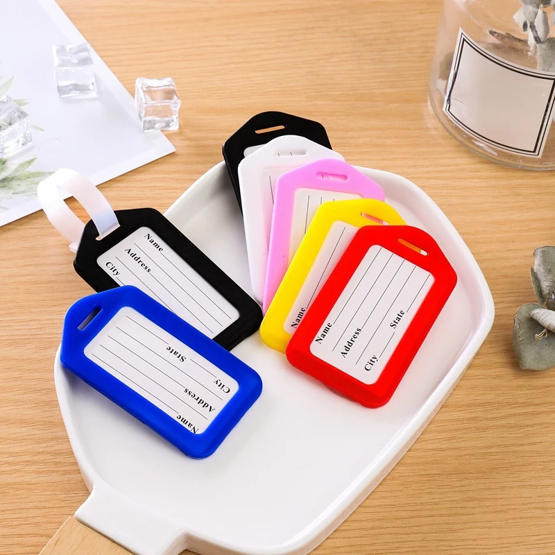5개입 수하물 태그 탑승 배송용 플라스틱 수하물 태그  - Men'S Accessories Holder 리뷰 및 가격