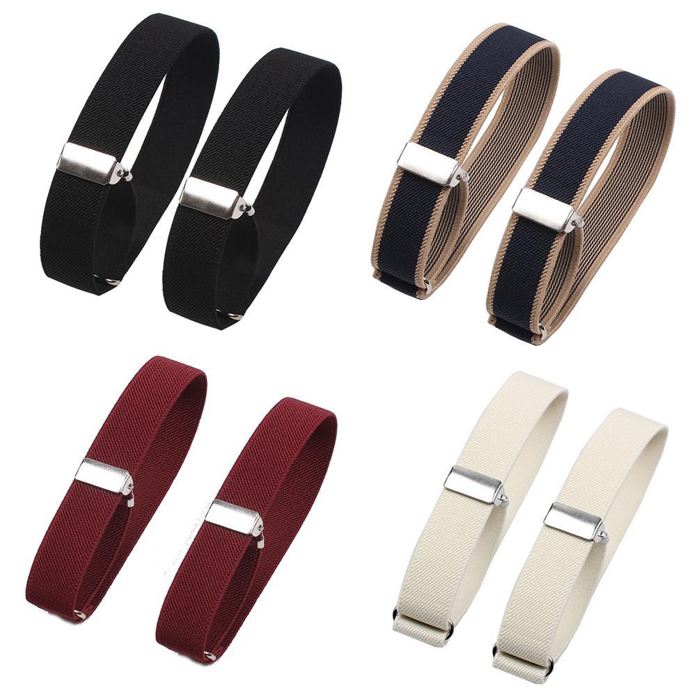 2pcs 조정 가능한 탄성 완장 셔츠 슬리브 홀더 여성 - Men'S Accessories Holder 리뷰 및 가격