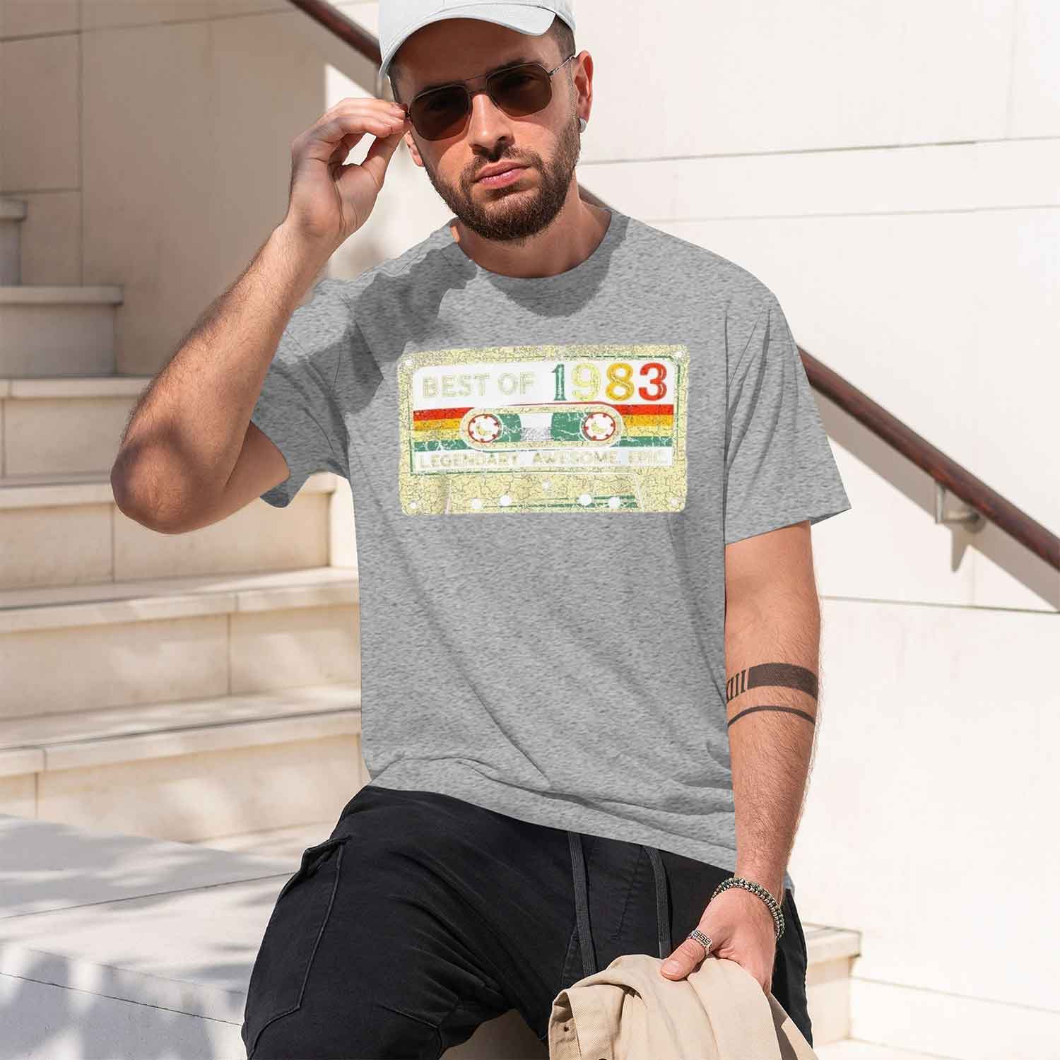 41세를 위한 1983년제작 CL 오리지널 빈티지 티셔 - Men Accessories Ideas 리뷰 및 가격