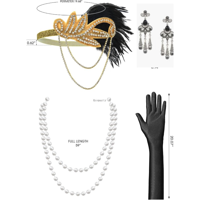 20세기 1920년대 여성용 드레스, 그레이트 개츠비  - Men'S Accessories In The 1920S 리뷰 및 가격