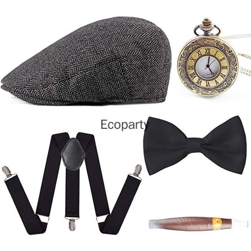 1920년대 남성용 액세서리 20년대 개츠비 갱스터 코 - Men'S Accessories In The 1920S 리뷰 및 가격