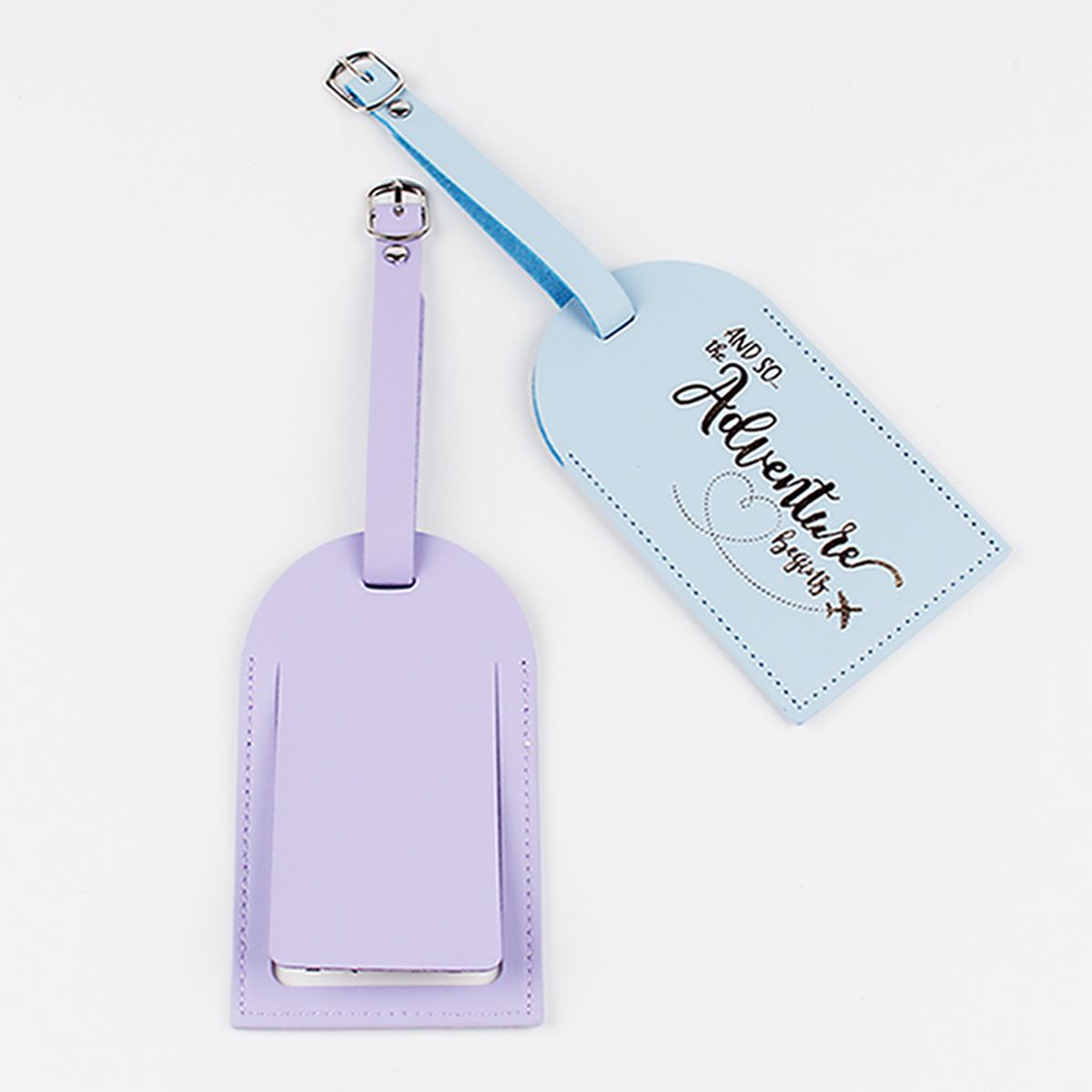 1PC 여성 남성 PU 가죽 수하물 태그 가방 라벨 수 - Men'S Accessories Holder 리뷰 및 가격