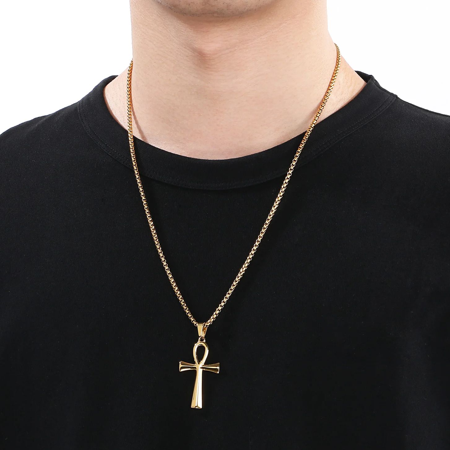 HaoYi 남성용 스테인레스 스틸 이집트 크루즈 반지  - Men'S Accessories Jewelry Egypt 리뷰 및 가격