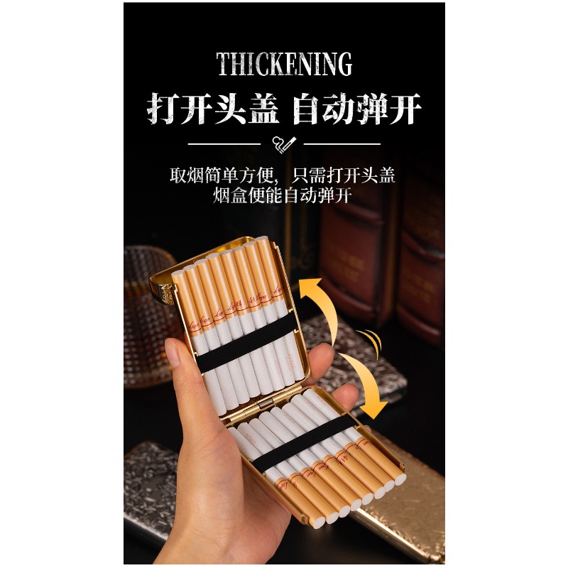 뉴 레트로 메탈 20개입 담배케이스, 밀폐 방수, 대용 - Men Accessories Gift Set 리뷰 및 가격