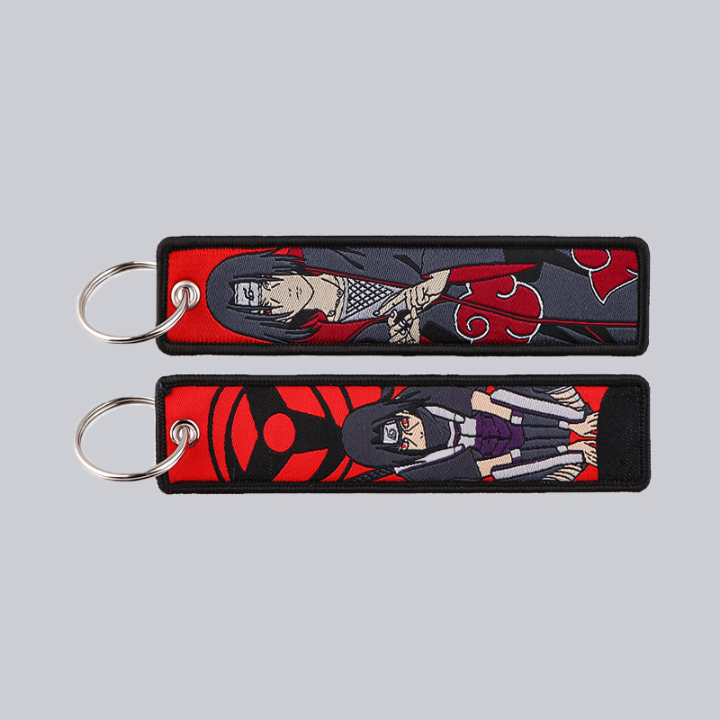 애니메이션 나루토 자수 열쇠고리 멋진 키 태그 여성용  - Men Accessories Gift Set 리뷰 및 가격