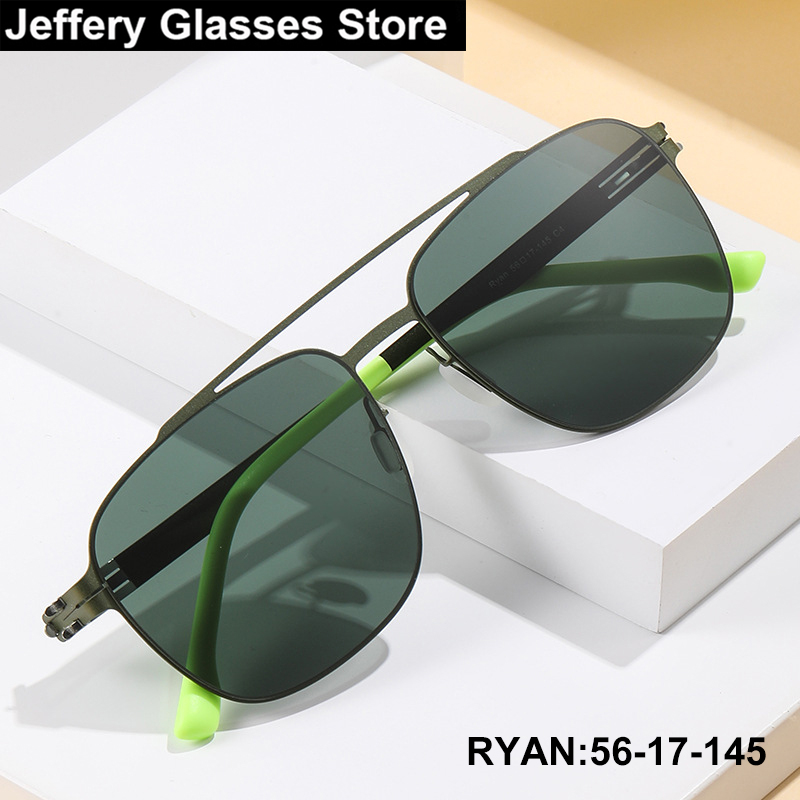독일 브랜드 디자인 남성용 더블 빔 편광 선글라스 패션 - Sunglasses Polarized Men 리뷰 및 가격