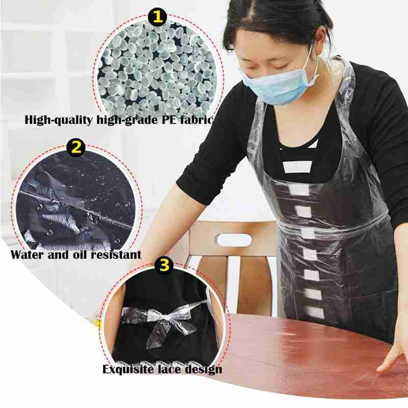 20PCS 일회용 주방 앞치마 플라스틱 방수 앞치마 남 - Men Accessories Collection 리뷰 및 가격