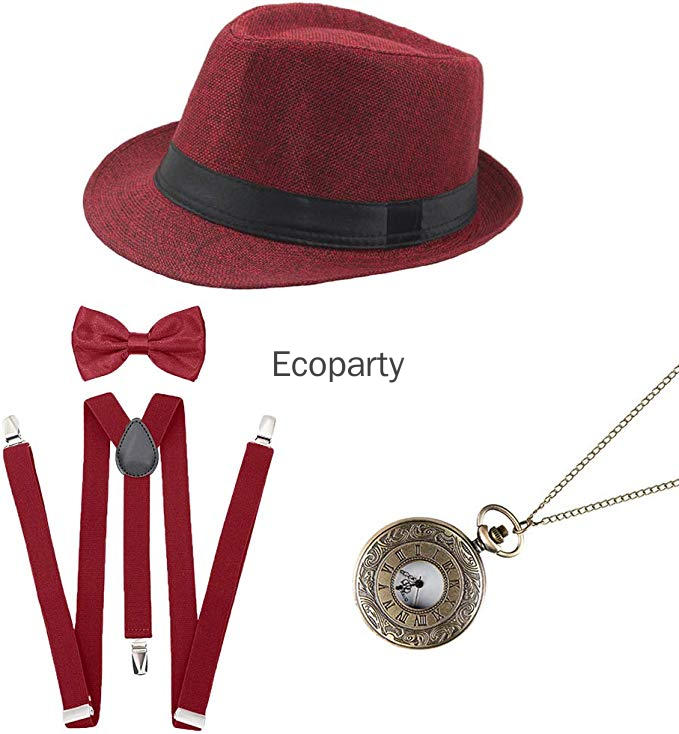 카니발 파티 로어링 남성용 1920년대 파나마 뉴스보이 - Men'S Accessories In The 1920S 리뷰 및 가격