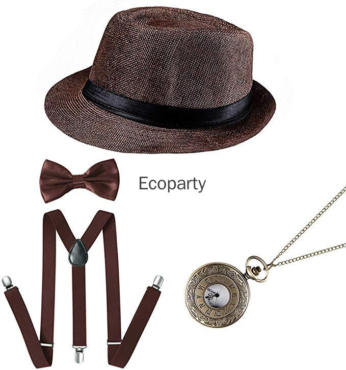 카니발 파티 로어링 남성용 1920년대 파나마 뉴스보이 - Men'S Accessories In The 1920S 리뷰 및 가격