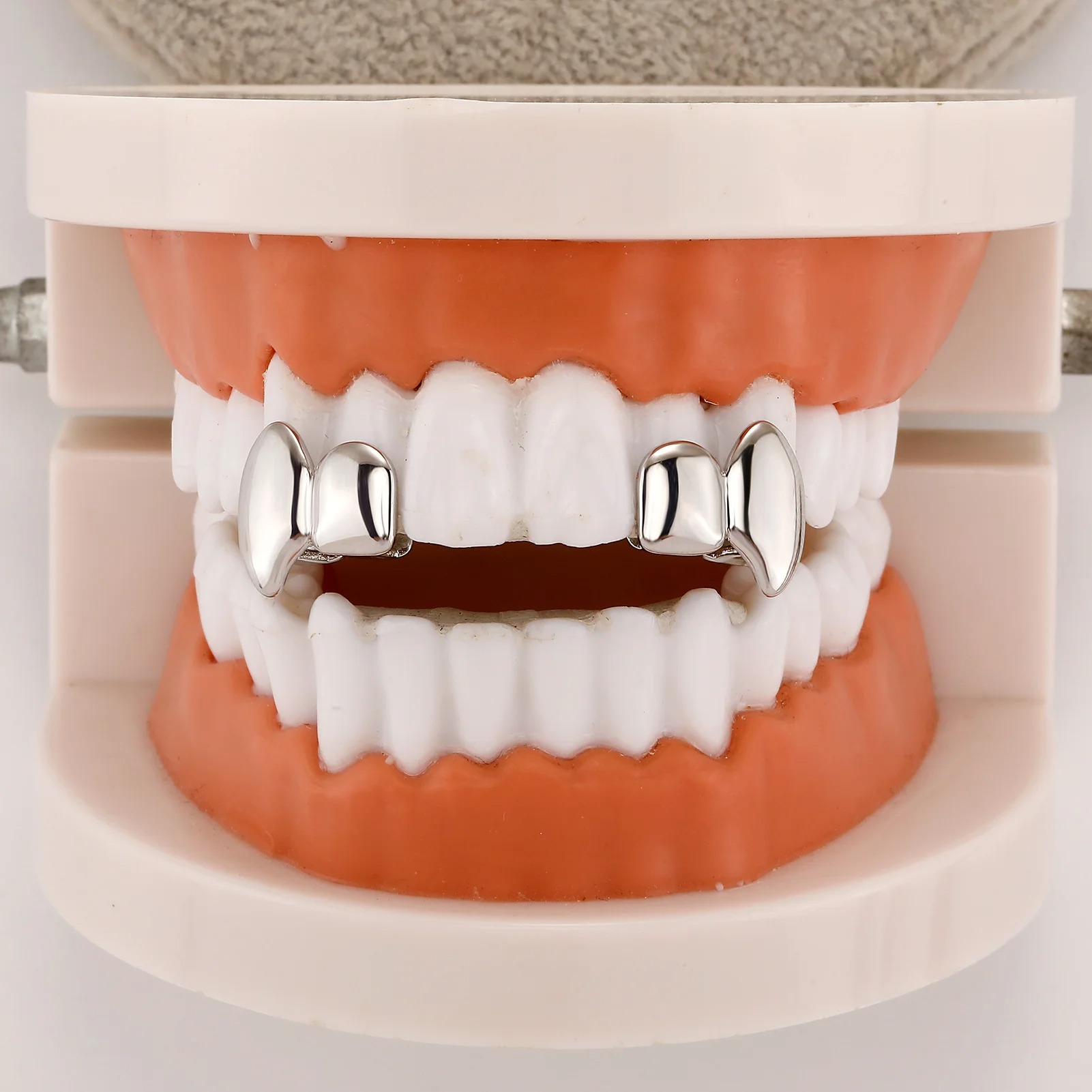 2개입 뱀파이어 DIY 이중 송곳니 그릴즈 광택 있는  - Men'S Vampire Accessories 리뷰 및 가격