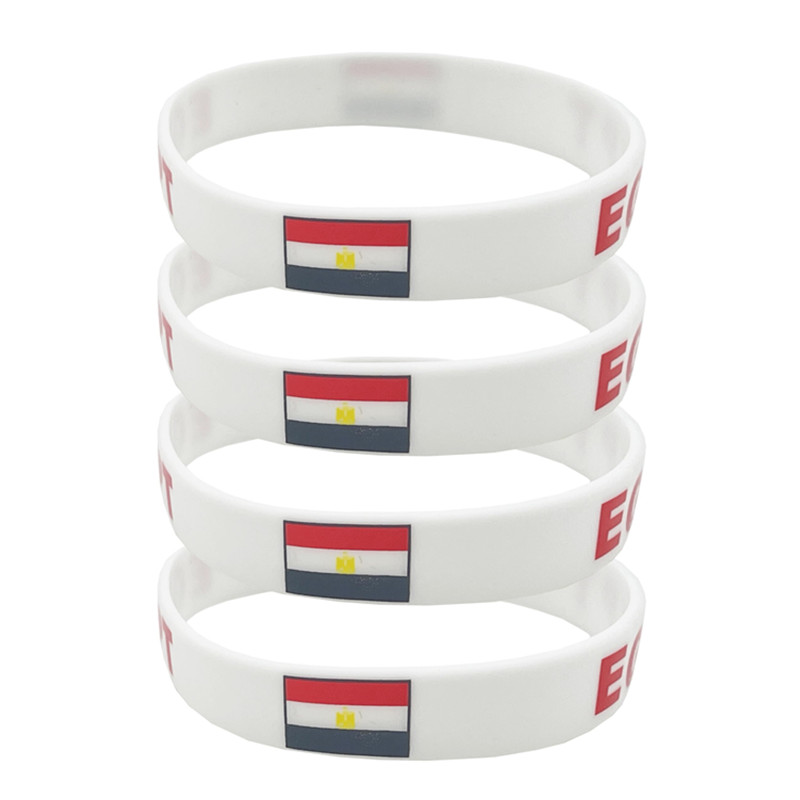 남녀공용 이집트 국기 실리콘 팔찌, 스포츠 게임 손목  - Men Accessories Egypt 리뷰 및 가격