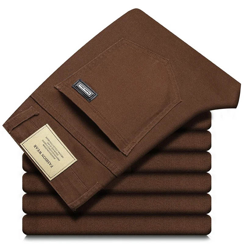 패션 느슨한 스트레이트 비즈니스 캐주얼 스트레치 데님  - Men'S Accessories For Jeans 리뷰 및 가격