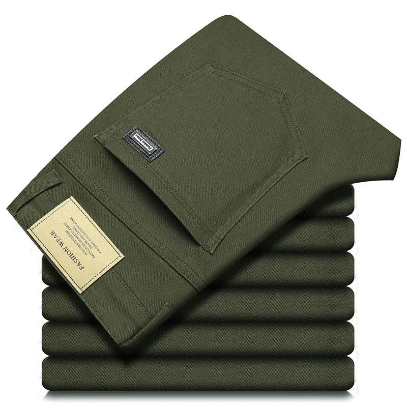 패션 느슨한 스트레이트 비즈니스 캐주얼 스트레치 데님  - Men'S Accessories For Jeans 리뷰 및 가격