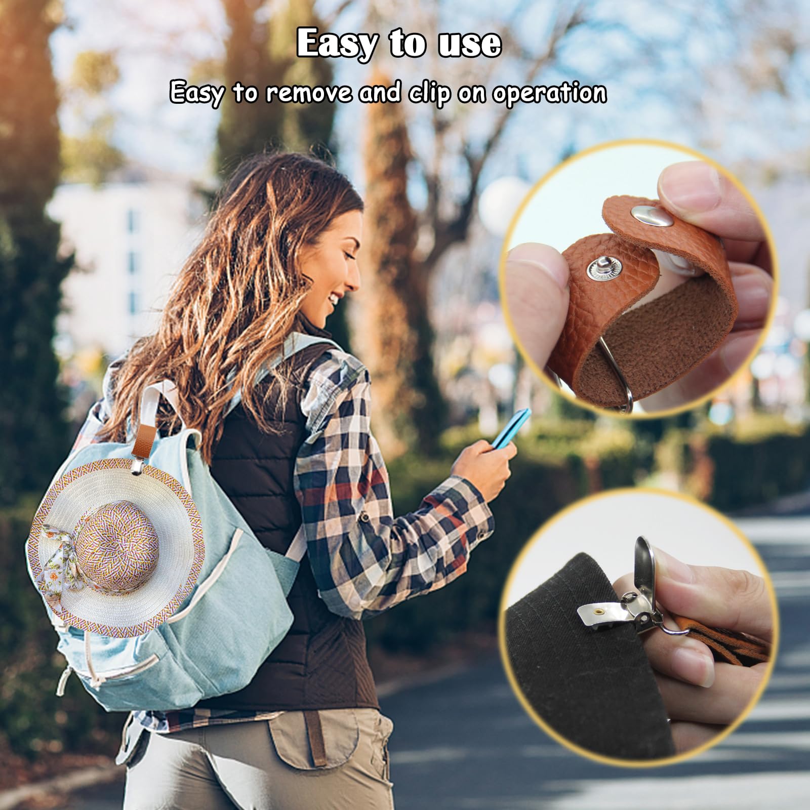 여행용 가방, 핸드백, 백팩에 걸 수 있는 PU 가죽  - Men'S Accessories Holder 리뷰 및 가격