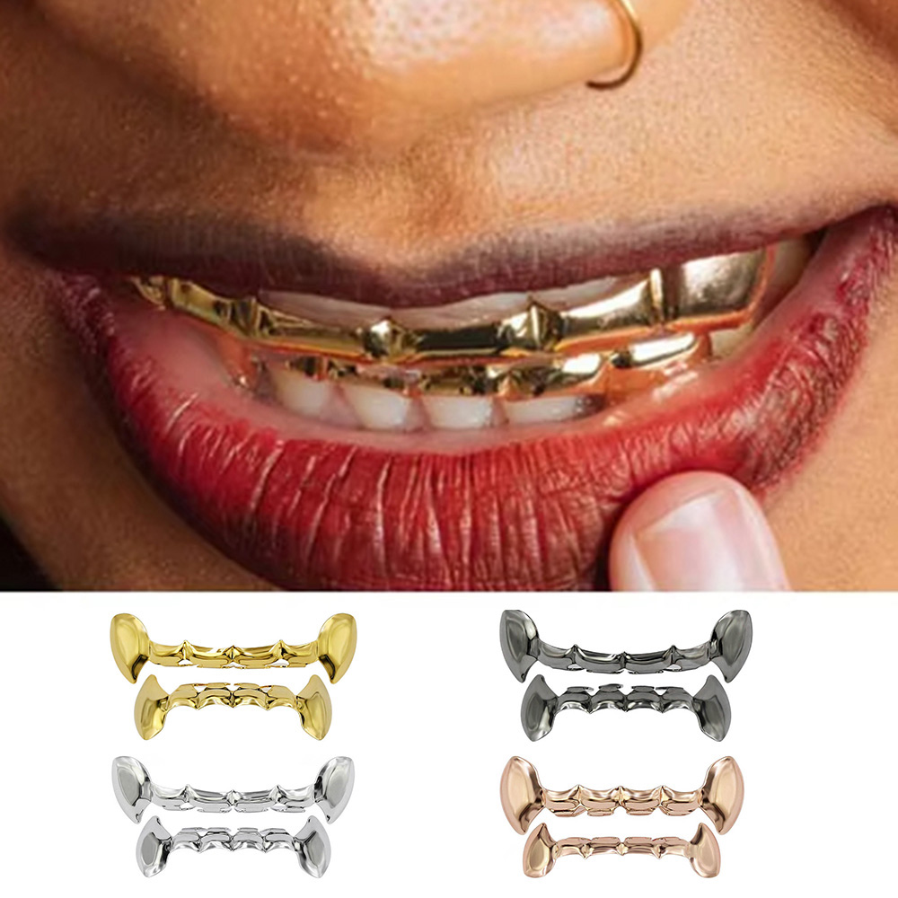 YOUNGX 힙합 뱀파이어 이빨 치아 그릴즈 상단 하단 - Men'S Vampire Accessories 리뷰 및 가격