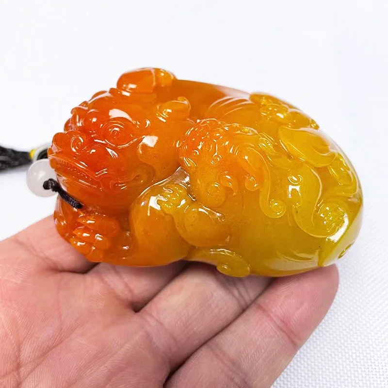 내추럴 황 롱유 픽시우 펜던트 목걸이, 매력적인 주얼리 - Men Accessories Chain 리뷰 및 가격